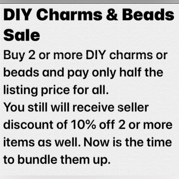 NEW•Rosegold Heart shaped Jingle Bell DIY charm - Picture 4 of 5